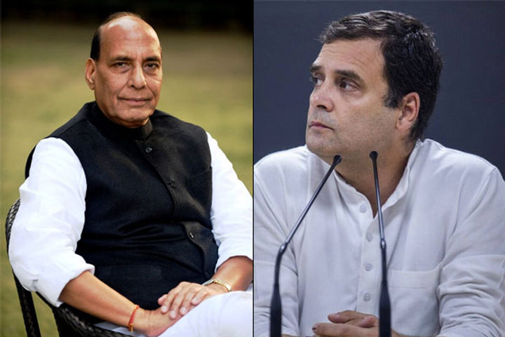 Rajnath Singh slams Rahul Gandhi