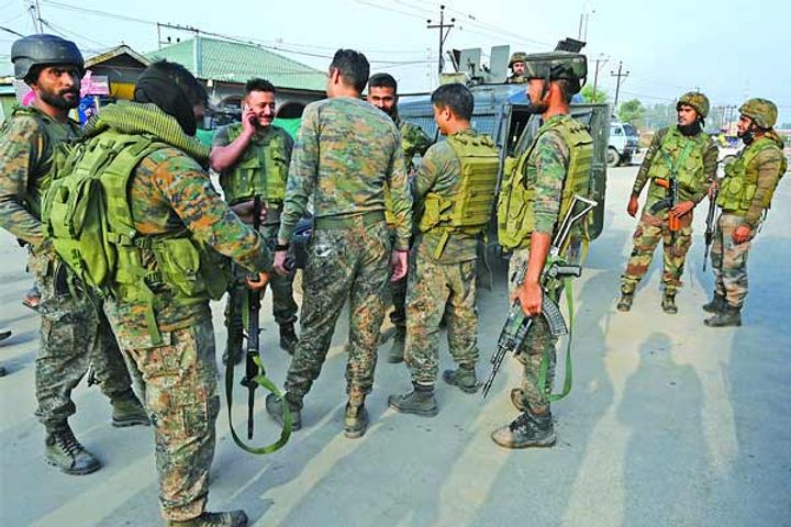 Three Terrorist Neutralised In The Ongoing Operation In Lawaypora Area Of Srinagar