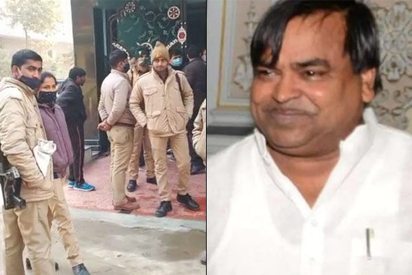 ED raids on the whereabouts of former minister Gayatri Prajapati and his driver