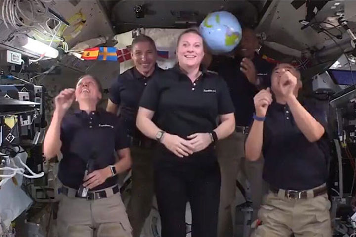 New Year Celebrations 2021 in Space