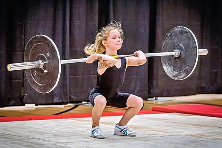 7 year old Rory Lifts 80 Kg, The Youngest Champion In America