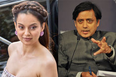 Twitter war between Kangana Ranaut and Shashi Tharoor