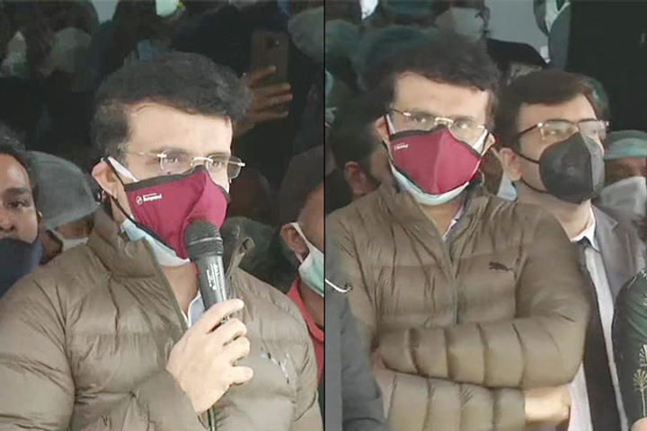 BCCI President Sourav Ganguly discharged from Woodlands Hospital in Kolkata BCCI President Sourav Ganguly discharged from Woodlands Hospital in Kolkata