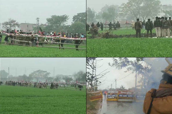 Farmers protest