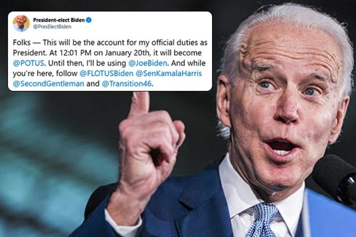 Joe Biden Twitter Handle