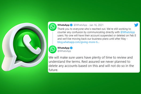 Whatsapp delays privacy policy