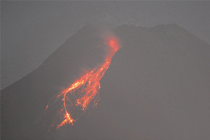 Indonesia&amprsquos most active volcano