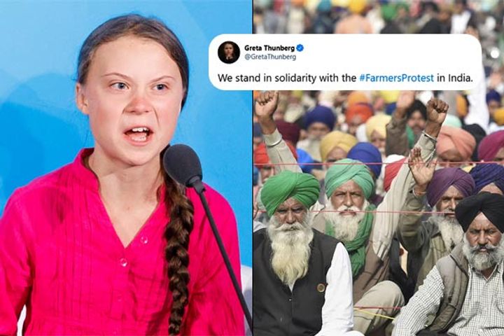 Greta Thunberg on farm laws 