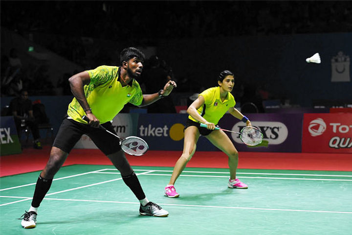 The Indian mixed doubles pair of Satwik Sairaj Reddy and Ashwini Ponnappa have joined the world'