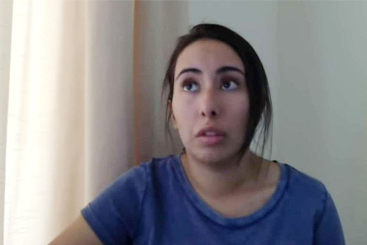 Video of Dubai ruler's daughter