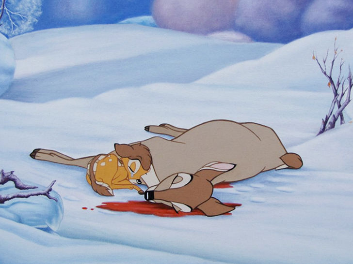 Death of Bambi’s Mother, Bambi  