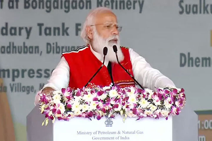 PM says in Assam Earlier governments in North East behaved half heartedly