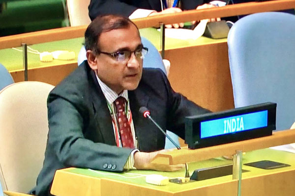 India said in the United Nations General Assembly - Restoring peace in Myanmar should be the first p