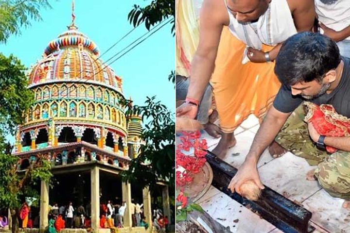 Dhoni Visited The Dewri Temple In Ranchi