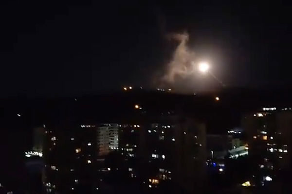 syria reports israeli missile attack near capital damascus