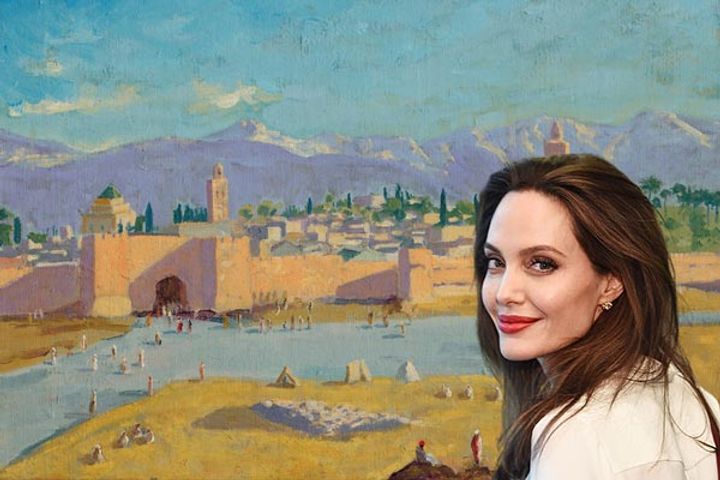 Angelina Jolie sells artwork by Winston Churchill