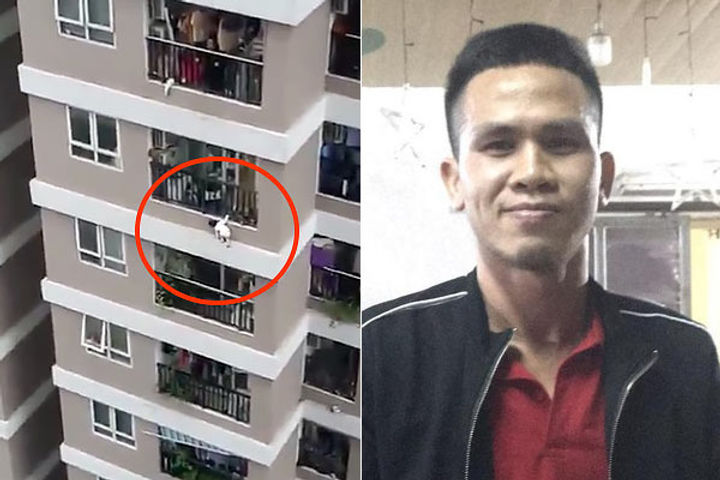 A Delivery Driver In Hanoi Saved A Two Year Old Girl Who Fell From A 12th Floor Balcony