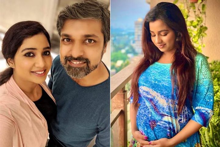 Shreya Ghoshal announces pregnancy shares pic cradling her baby bump