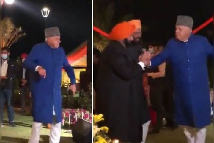 Dance Video Of Farooq Abdullah Goes Viral Dance Video Of Farooq Abdullah Goes Viral