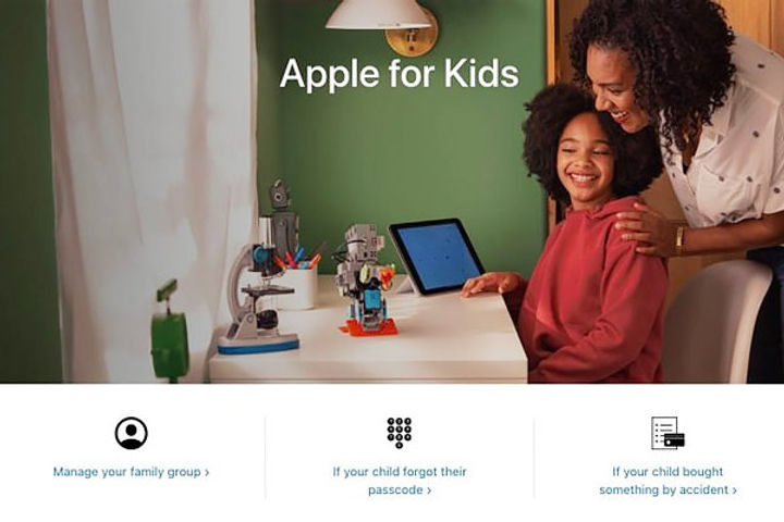 Apple launches Apple for kids portal