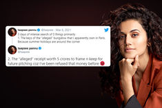 Taapsee Pannu Tweets On Twitter News Breaks Silence On Income Tax Raids At Her Property And Addresse