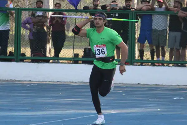 Throwing 88.07 meters in Grand Prix Third in Neeraj Chopra broke his own national record