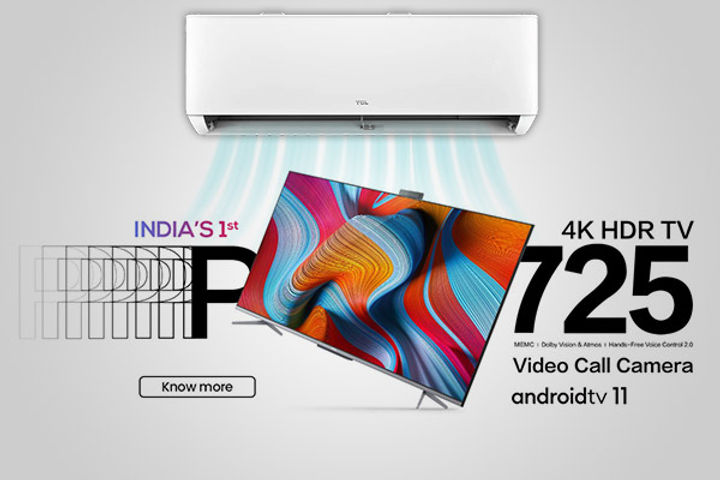 TCL Launches Indias First Android 11 TV with Video Call Camera P725