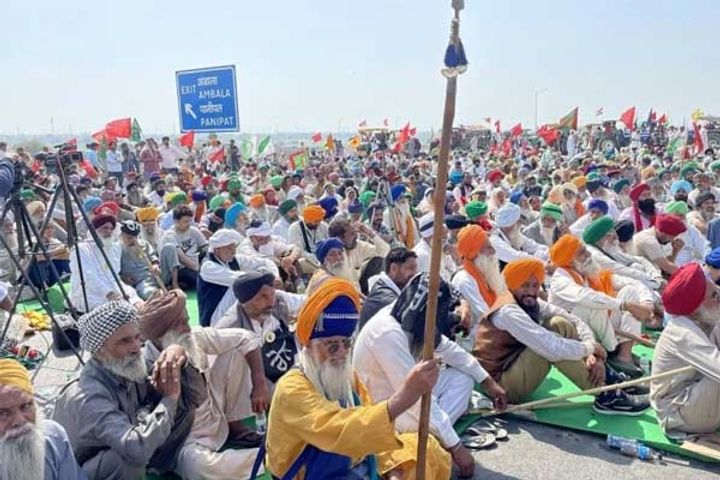 British Minister said that India guaranteed the protest the issue of farmers is completely Indian