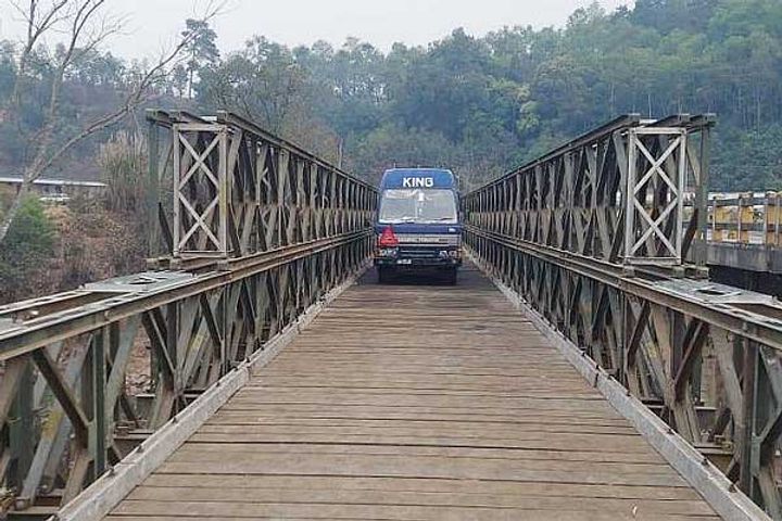 Bridge connecting Shillong and Silchar