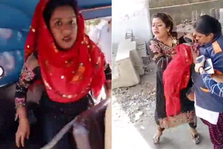 Woman thrashes female BMC worker over face mask Woman thrashes female BMC worker over face mask