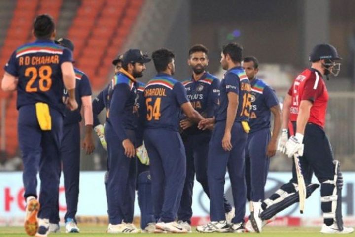Indian Cricket Team Defeated England In 5th T20 To Clinch Series Indian Cricket Team Defeated England In 5th T20 To Clinch Series