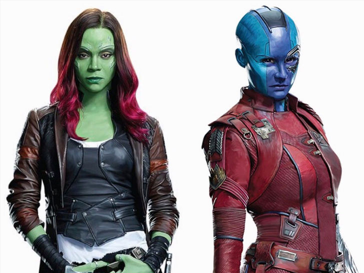 Gamora and Nebula, The Guardians of The Galaxy  