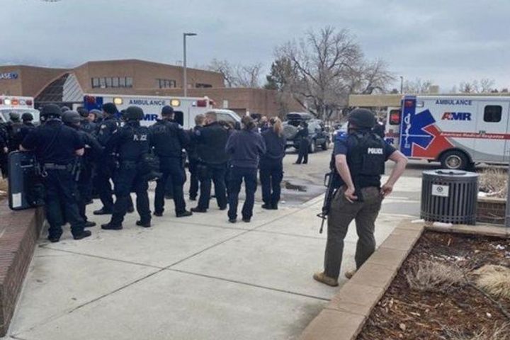 Firing in supermarkets in Colorado