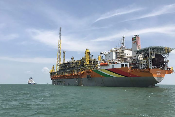 Oil cargo from Guyana to India
