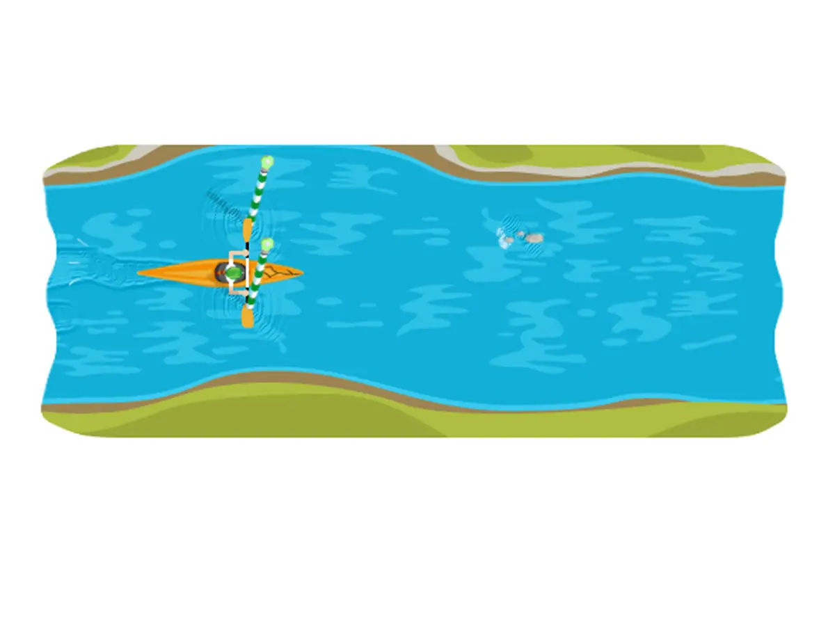 Slalom Canoe Google Doodles Games