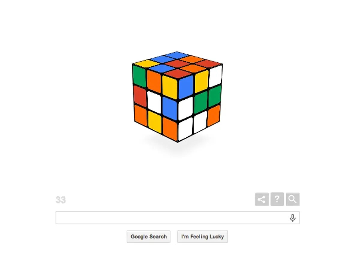 Rubik's Cube Google Doodles Games