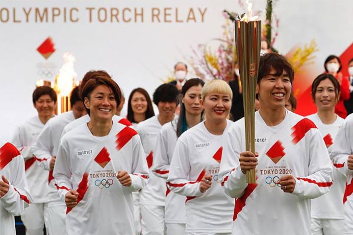 Olympics Torch in Fukushima