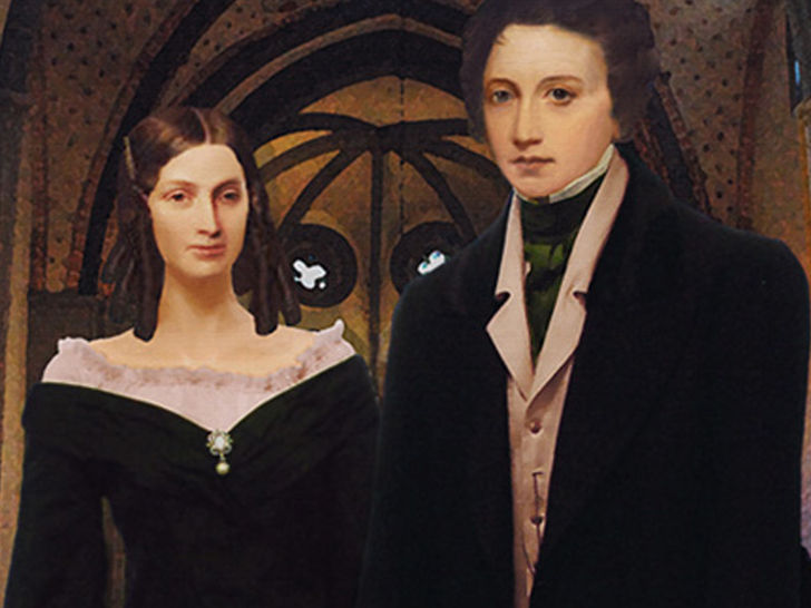 Mary Shelley and Percy Byshee Shelley 
