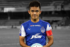Sunil Chhetri nominated for best 3 strikers of AFC Cup