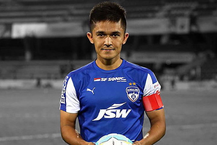 Sunil Chhetri nominated for best 3 strikers of AFC Cup
