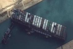 Efforts To Remove Ship Stuck In Suez Canal Intensified