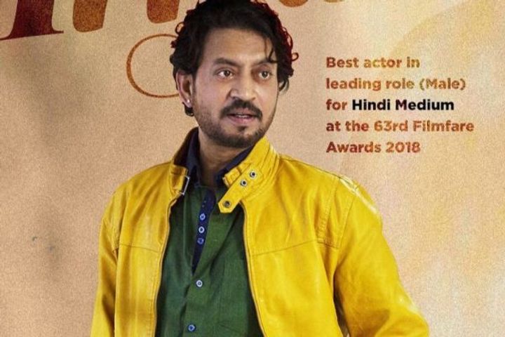 Production company Maddock Films wrote an emotional message regarding Irrfan Khans Filmfare Award
