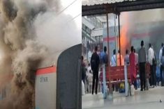 Investigation Revealed That Fire In Shatabdi Express Was Due To Burning Cigarette