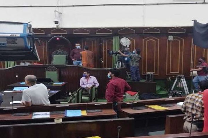 Shooting took place in Jammu and Kashmir assembly for the first time