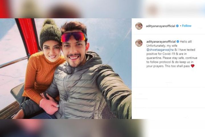 Aditya Narayan And Wife Shweta Agarwal Tested Positive For Coronavirus