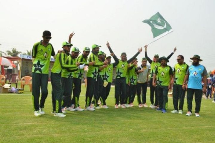 India lost in the final of the trination series and Pakistan Blind Cricket Team won the series 