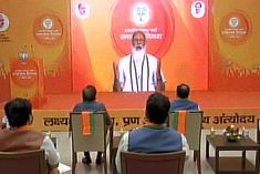 PM Modi address BJP supporters on the occasion of BJP Foundation Day