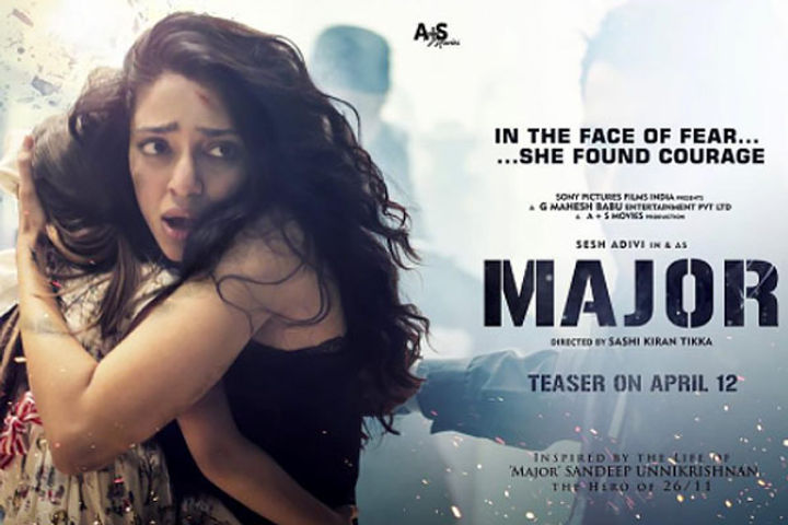 Shobhita Dhulipalas first look from the film Major