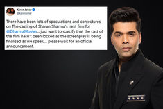 Karan Johar and Kartik Aryan