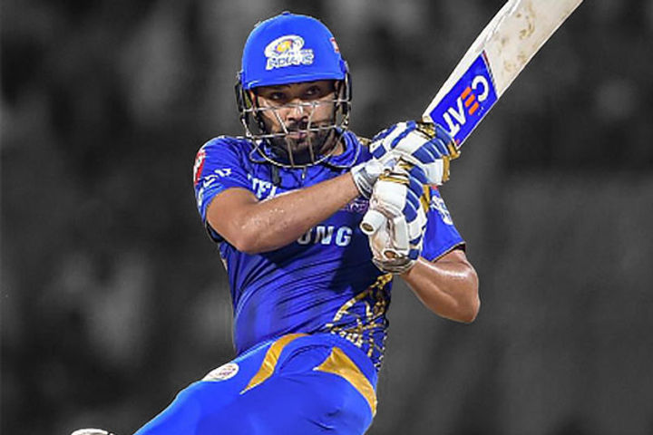 Rohit Sharma in Mumbai Indians Jersey